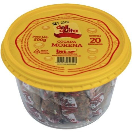 Cocada Morena Deliquita Pote 500g