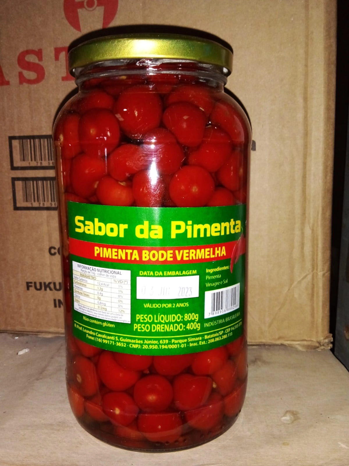 Pimenta Bode Sabor Da Pimenta 800g