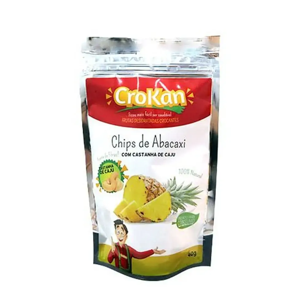 Chips Abacaxi C Cast Caju Crokan 40g