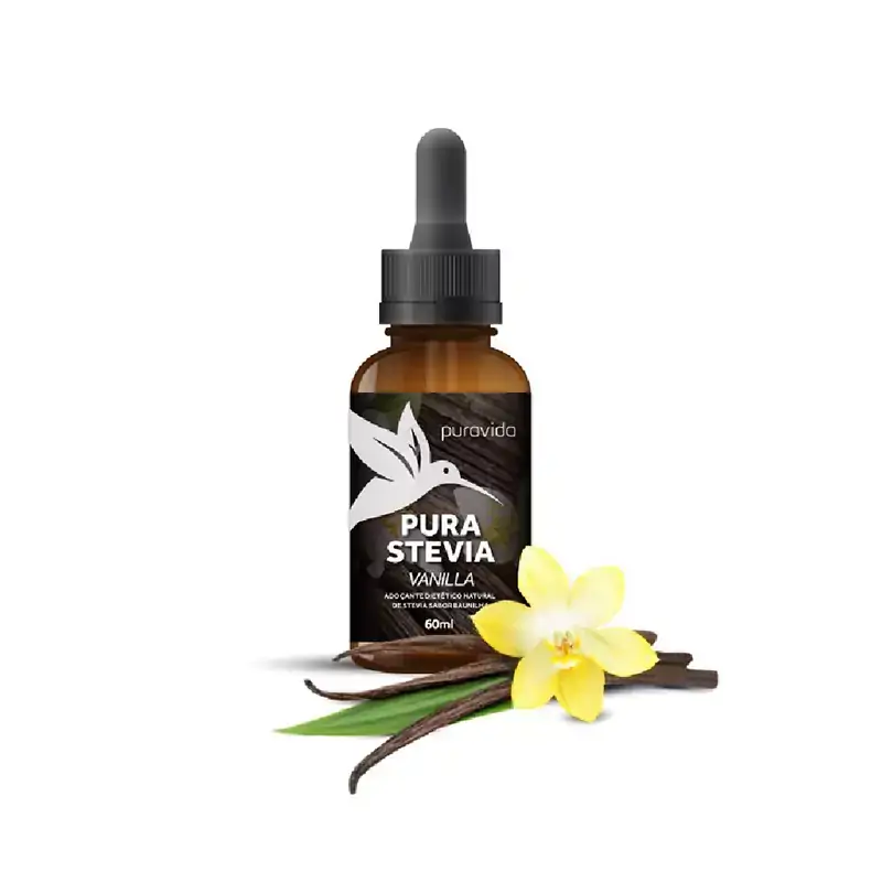 Pura Stevia Vanilla frasco 60ml - Puravida