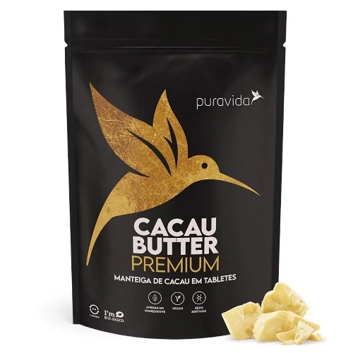 Cacau Butter Premium em tabletes 250g - Puravida