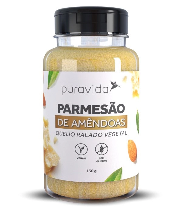 Parmesao De Amendoas Vegetal Puravida 130g