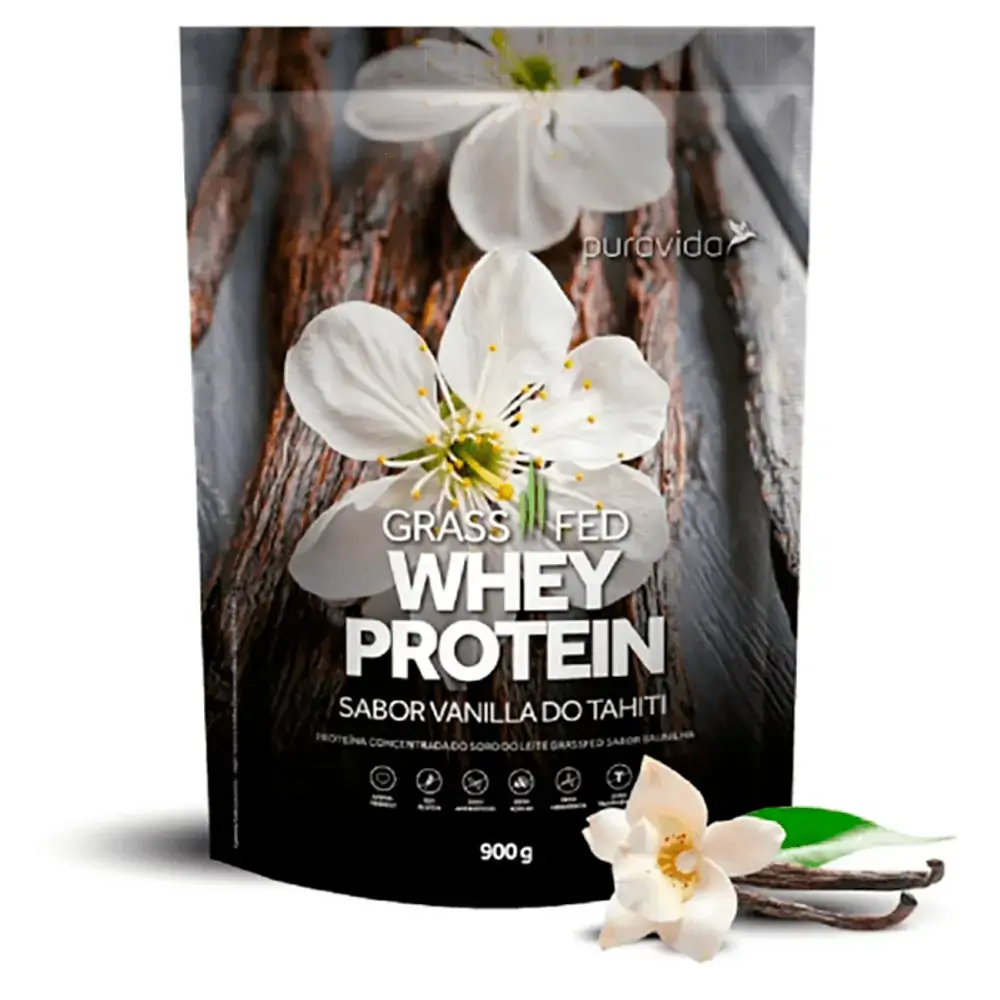 Grassfed Whey Protein Vanilla Tahiti Puravida 900g