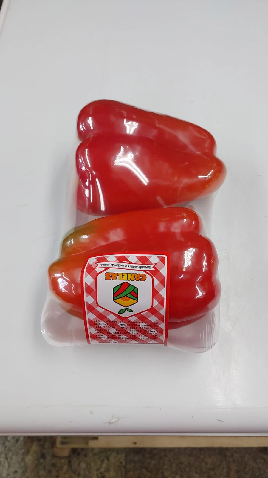 Pimentao Vermelho 500g Bandeja