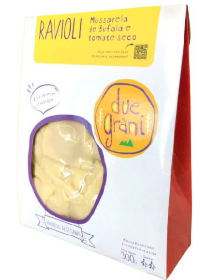Massa Due Grani 300g Ravioli Muss.b.tomate Seco