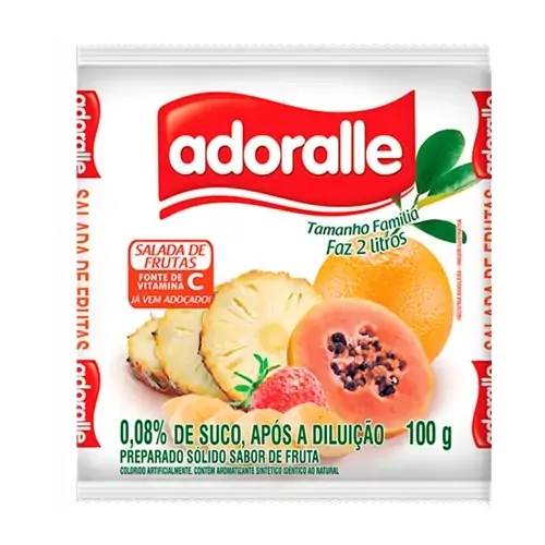 Refresco Adoralle Salada Fruta 180g