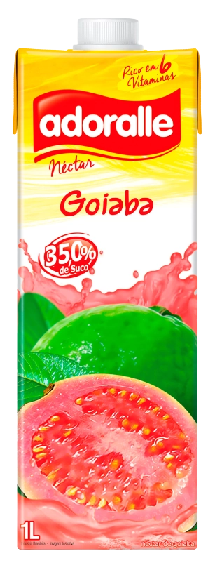 Suco Pronto Adoralle 1lt Nectar Goiaba