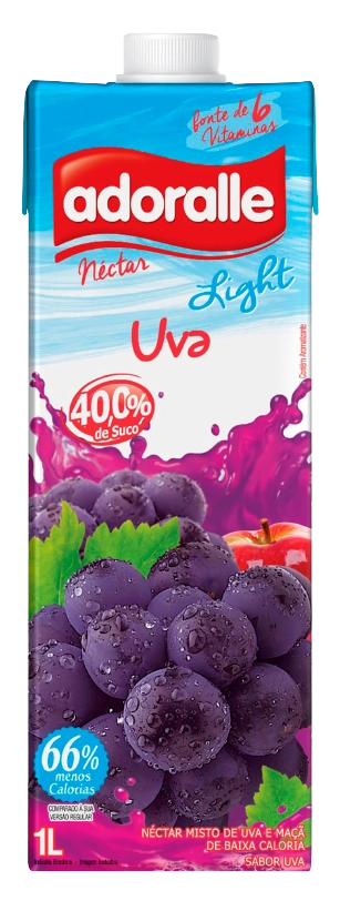 Suco Adoralle Uva Light 1lt