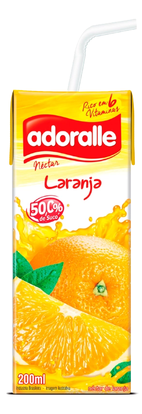 Suco Adoralle Sabor Laranja 200 Ml