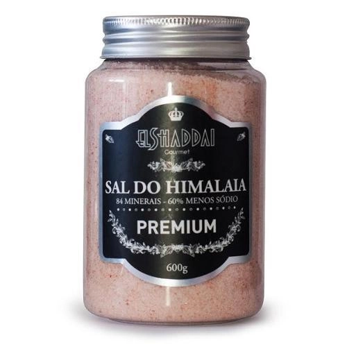 Sal Rosa Do Himalaia Fino Pote 600g El Shaddai Gourmet