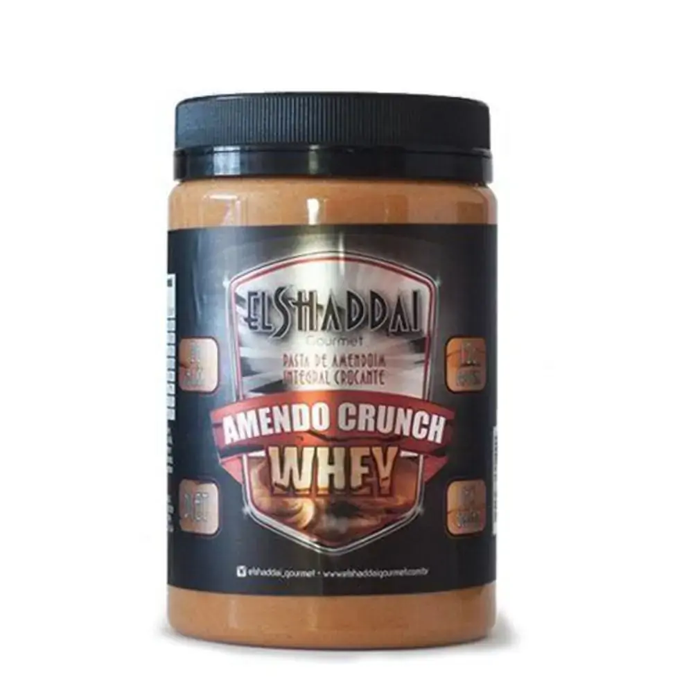 Pasta De Amendoim Int Com Whey 500g El Shaddai