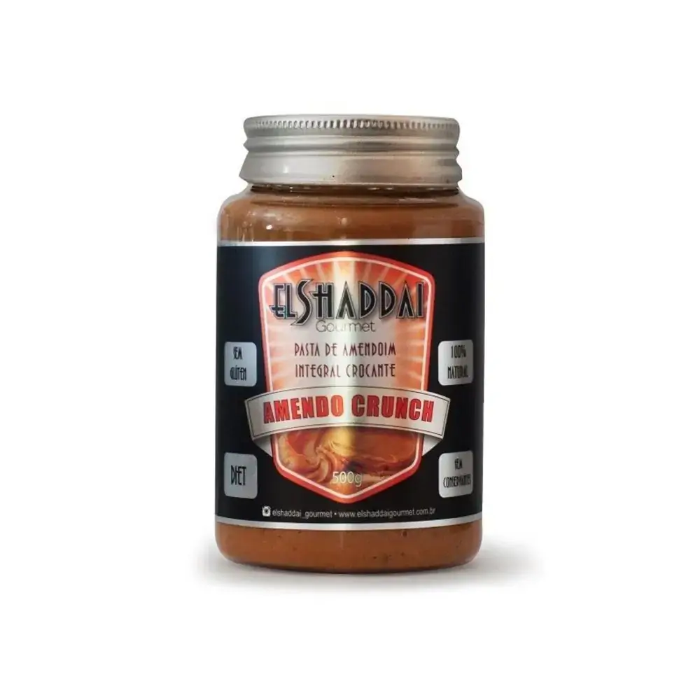 Amendo Crunch Pasta De Amendoim Integral Crocante 500g