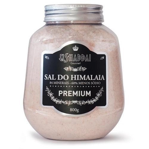 Sal Rosa Do Himalaia Fino Pote 800g El Shaddai Gourmet