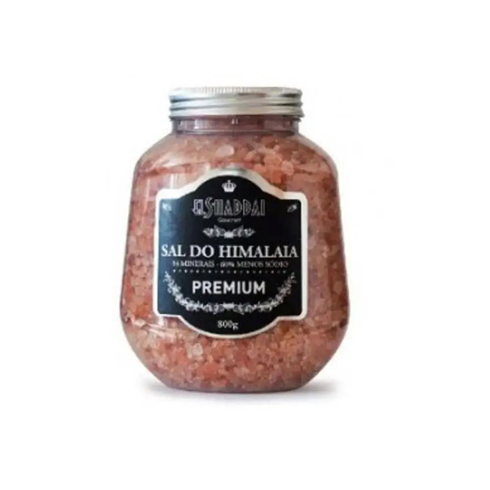 Sal Rosa Do Himalaia Grosso Pote 800g El Shaddai Gourmet