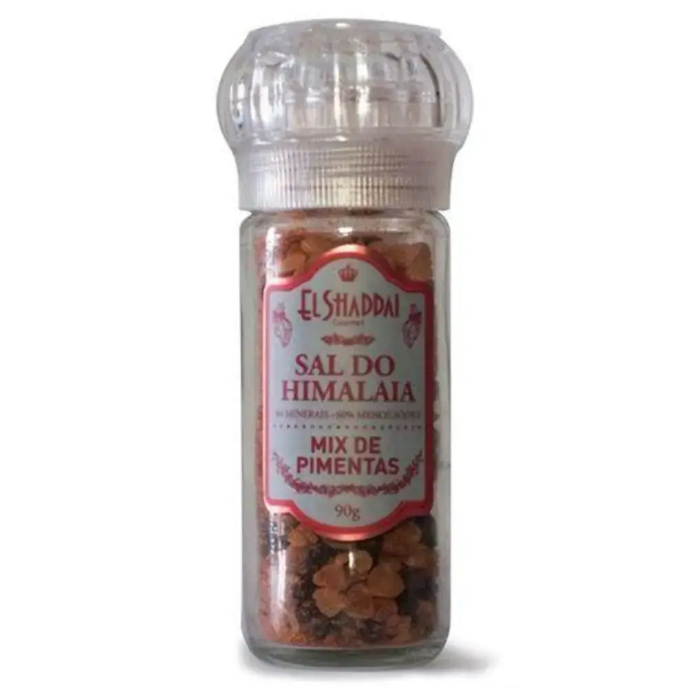 Sal Himalaia Mix Pimenta 90gr Elshaddai Elshaddai