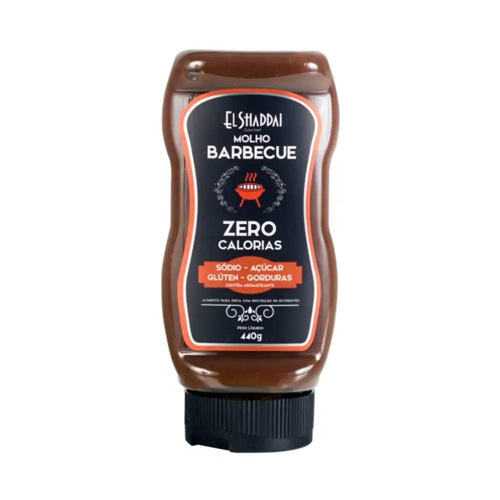 Molho Barbecue El Shaddai Zero Calorias 440g