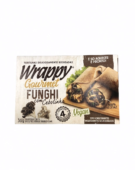 Wraps Gourmet Wrappy Cogumelos C/4un