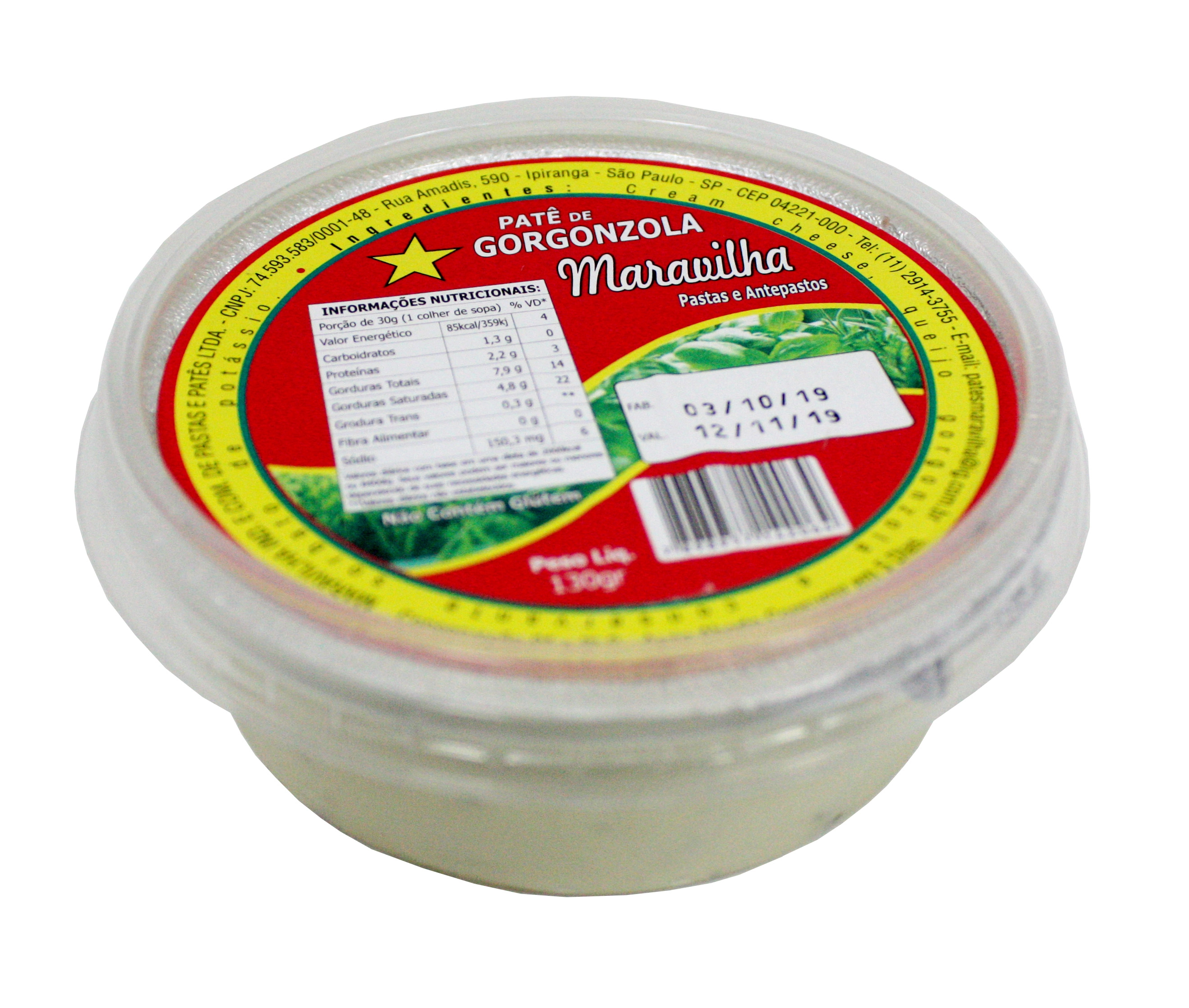 Pote Pat De Gorgonzola 130g