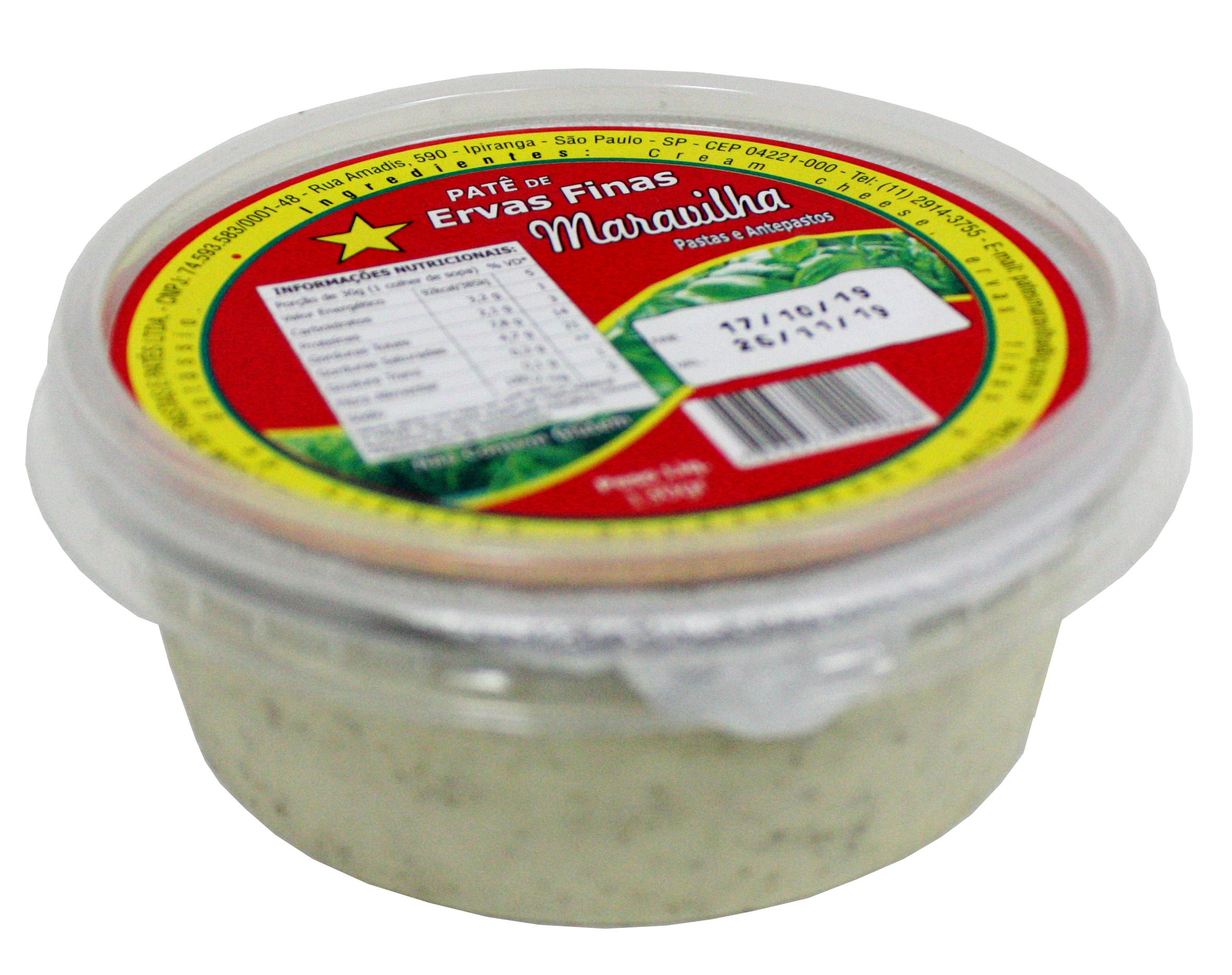 Pote Pat De Ervas Finas 130g