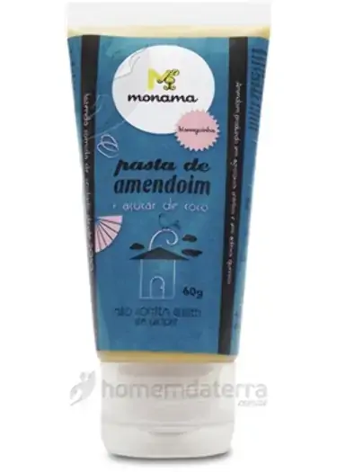 Pasta De Amendoim Com Açúcar De Coco Monama 60g