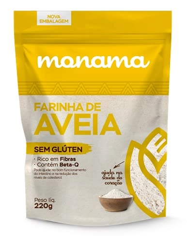 Farinha De Aveia Sem Gluten 220g Monama