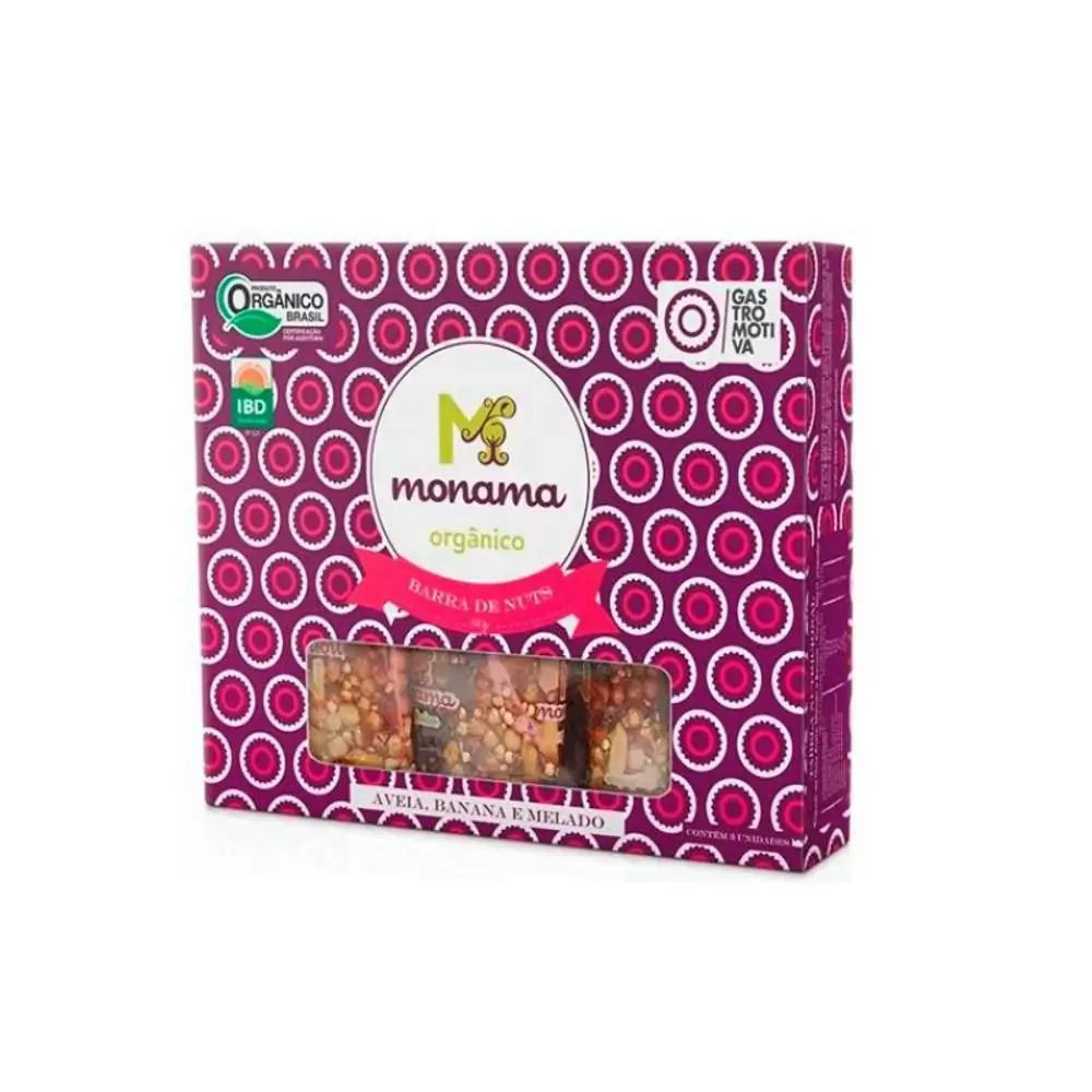 Barra De Nuts Com Melado 90g Monama