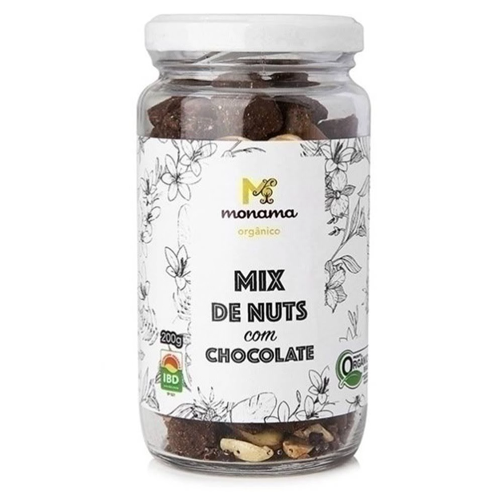 Mix De Nuts Com Chocolate 200g Monama