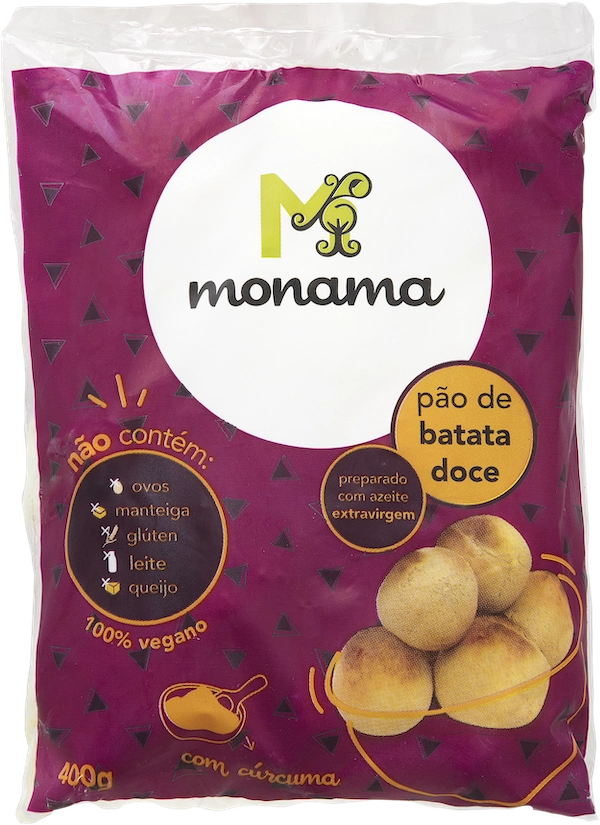 Pao Batata Doce S/glu Monama 400g
