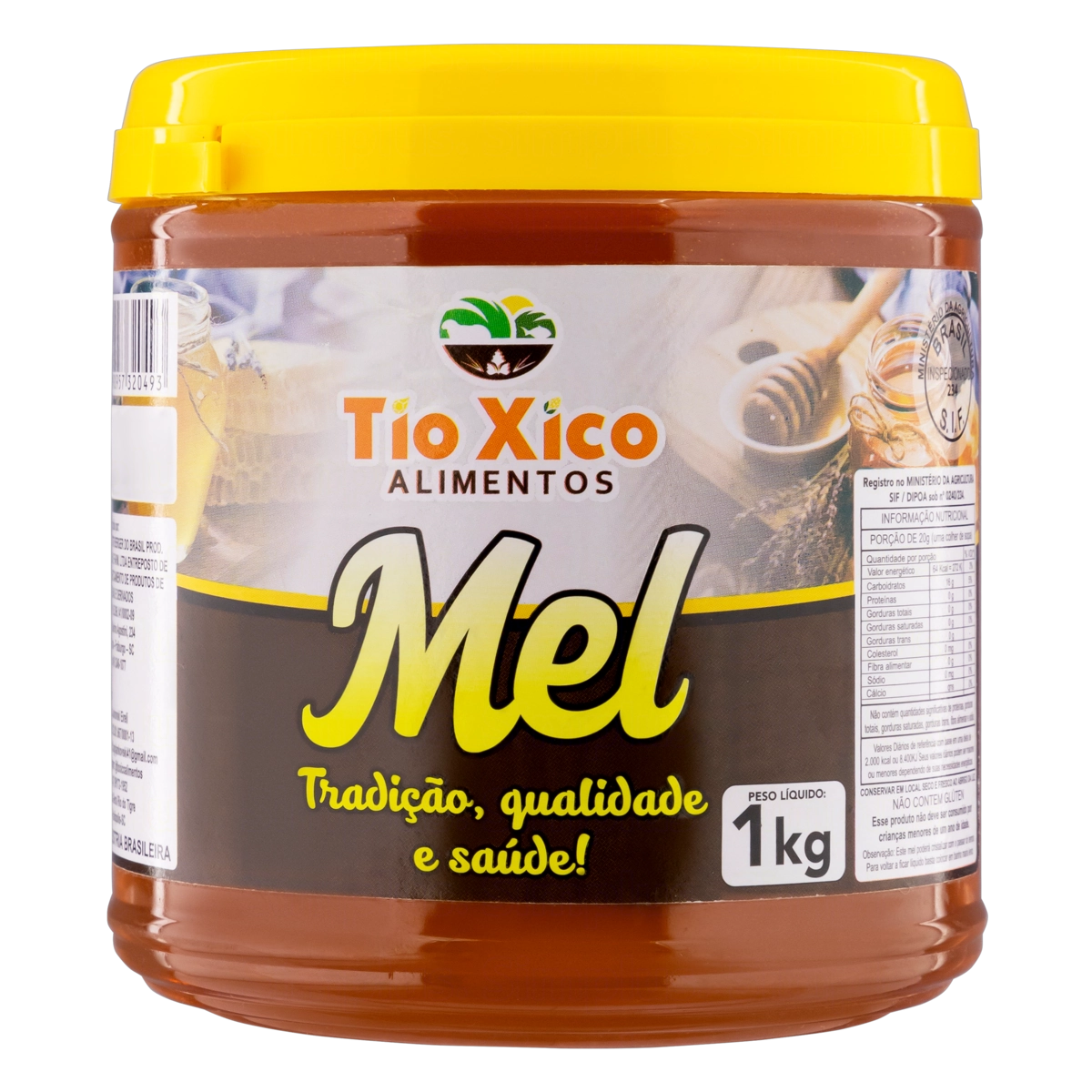 Mel Tio Xico Alimentos Pote 1kg