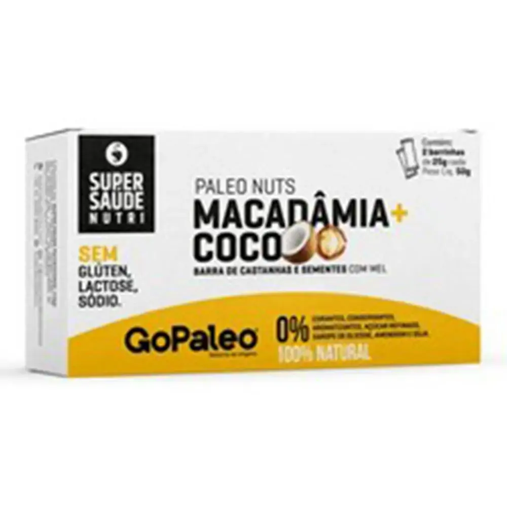 Barra Paleo Nuts Macadamia Coco