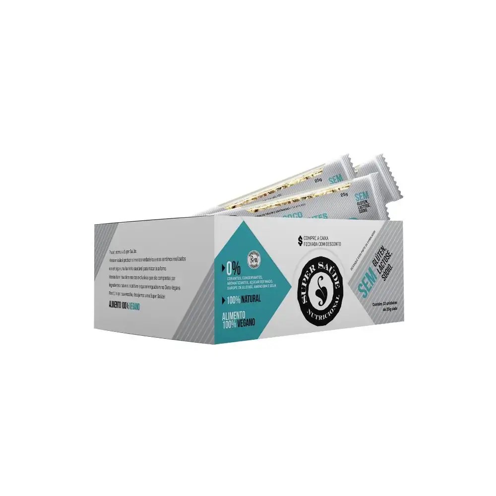 Barra Vegan Nuts Disp C/12un Coco Sementes