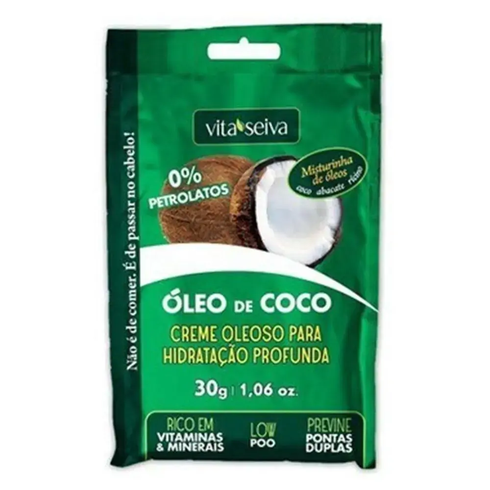 Vita Seiva Óleo de Coco Creme de Hidratação Profunda 30g