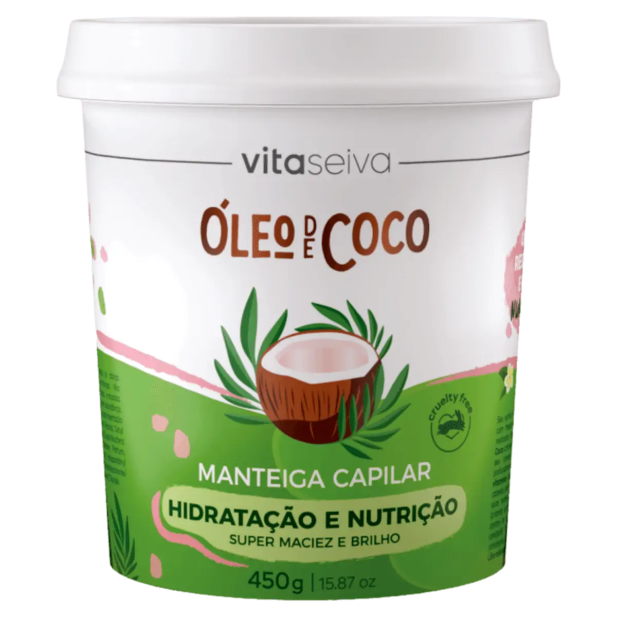 Manteiga Vita Seiva Capilar Óleo de Coco 450g
