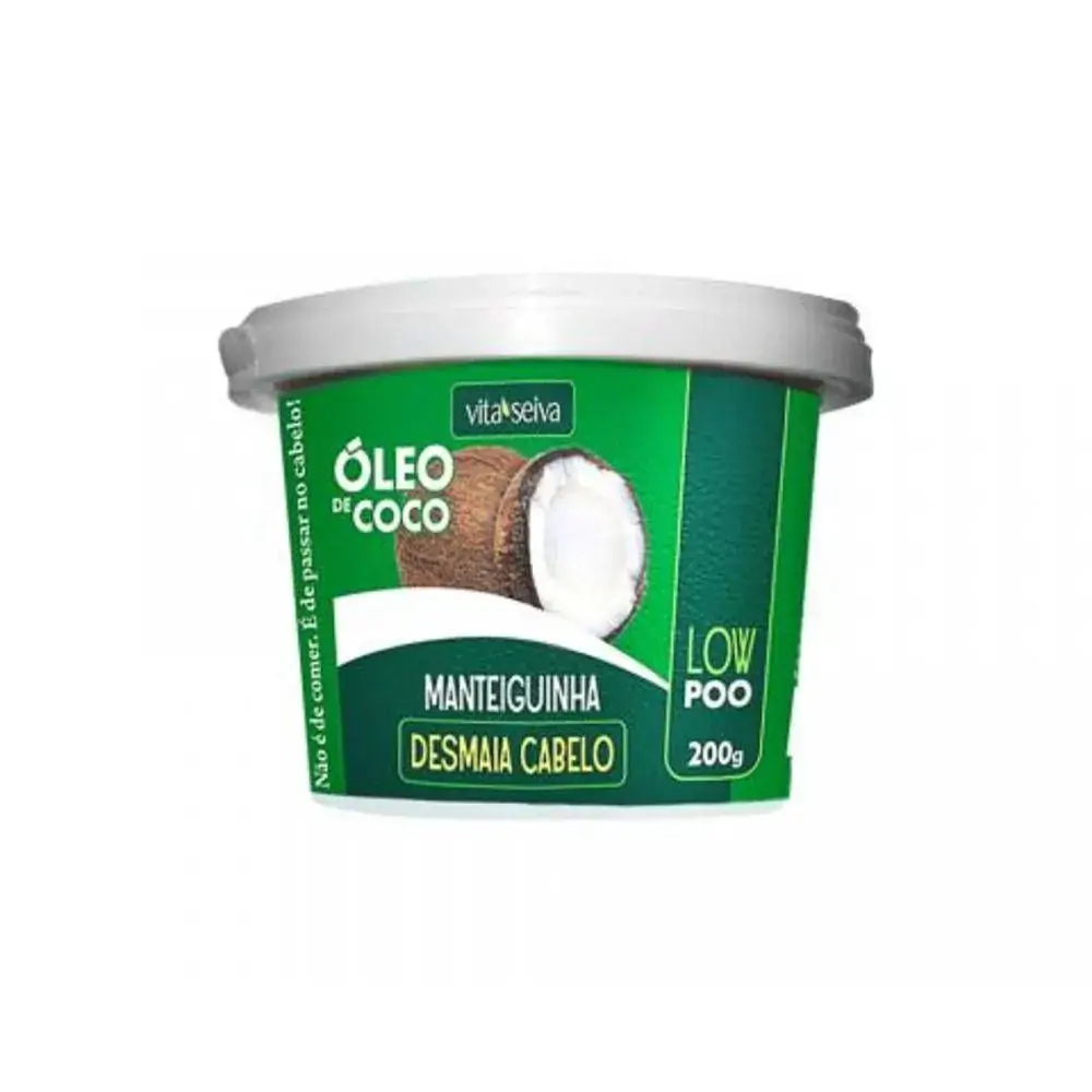 Manteiguinha Oleo De Coco Desmaia Cabelo 200g
