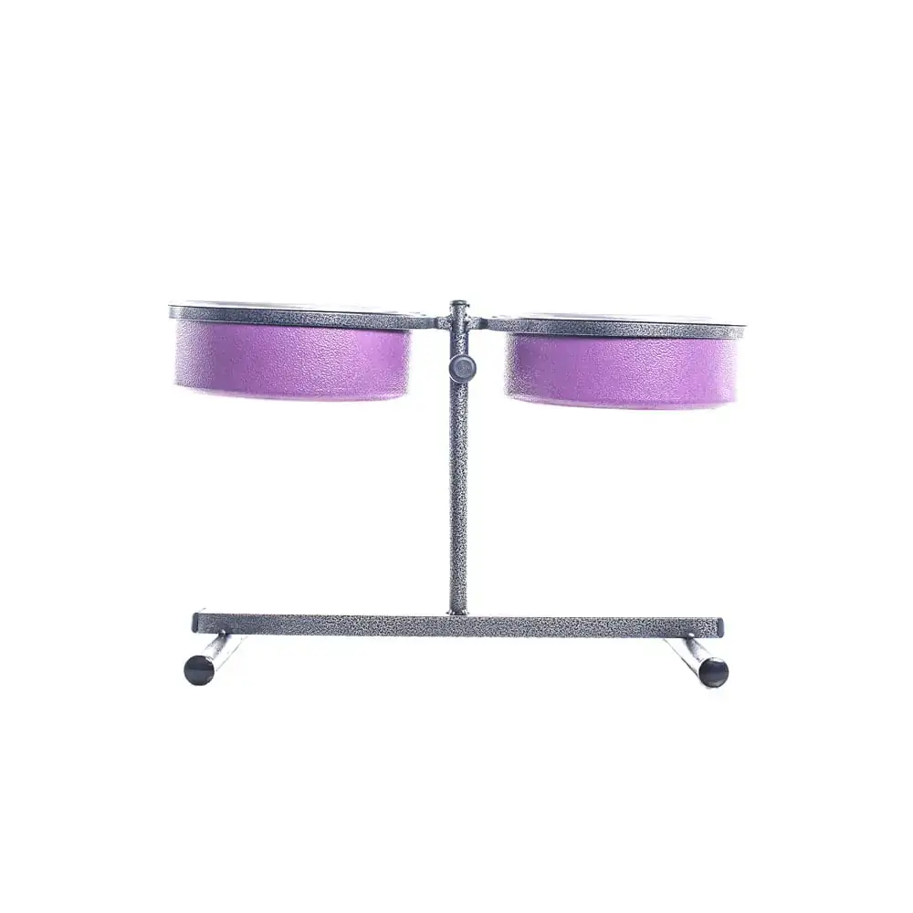 Comedouro E Bebedouro Cães Gatos Duplo Ajustável Mini Nf Pet