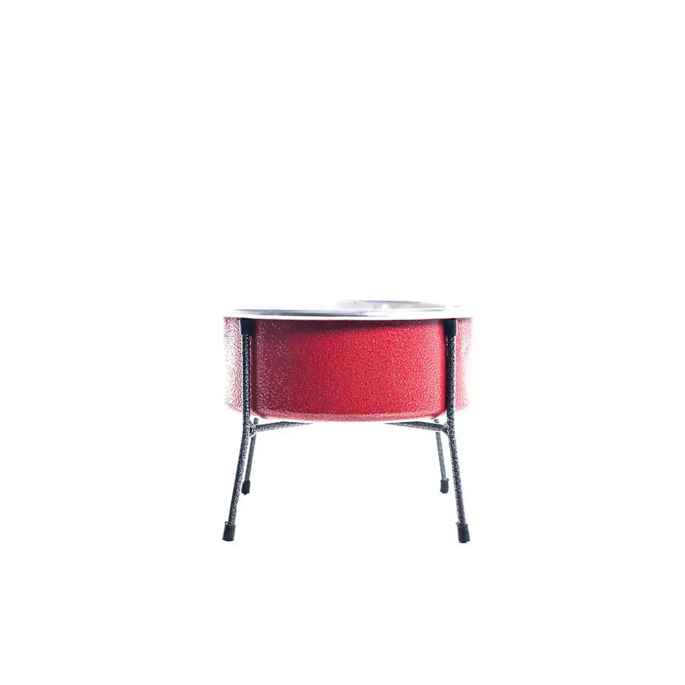 Comedouro Aramado Simples Nf Pet Vermelho 2,5l 1un