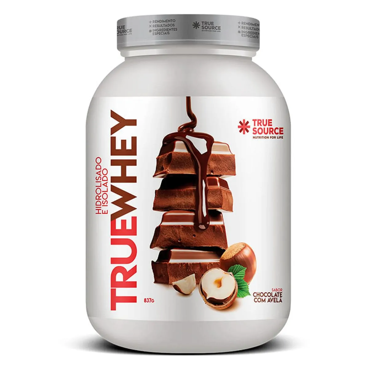 True Whey Protein Chocolate com Avelã True Source 837g