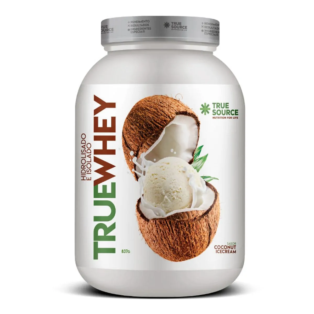 Proteina True Whey Coconut Ice Cream 837g True Source