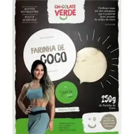 Farinha De Coco Choc.verde 250g