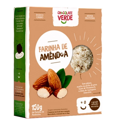 Farinha De Amendoa Choc.verde 250g