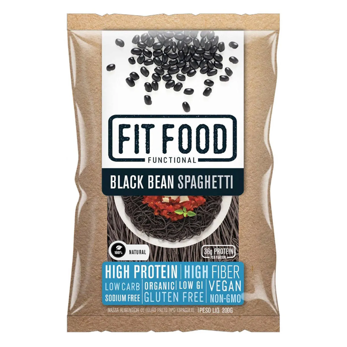 Mac.fit Food 200g Black Bean Spaghetti