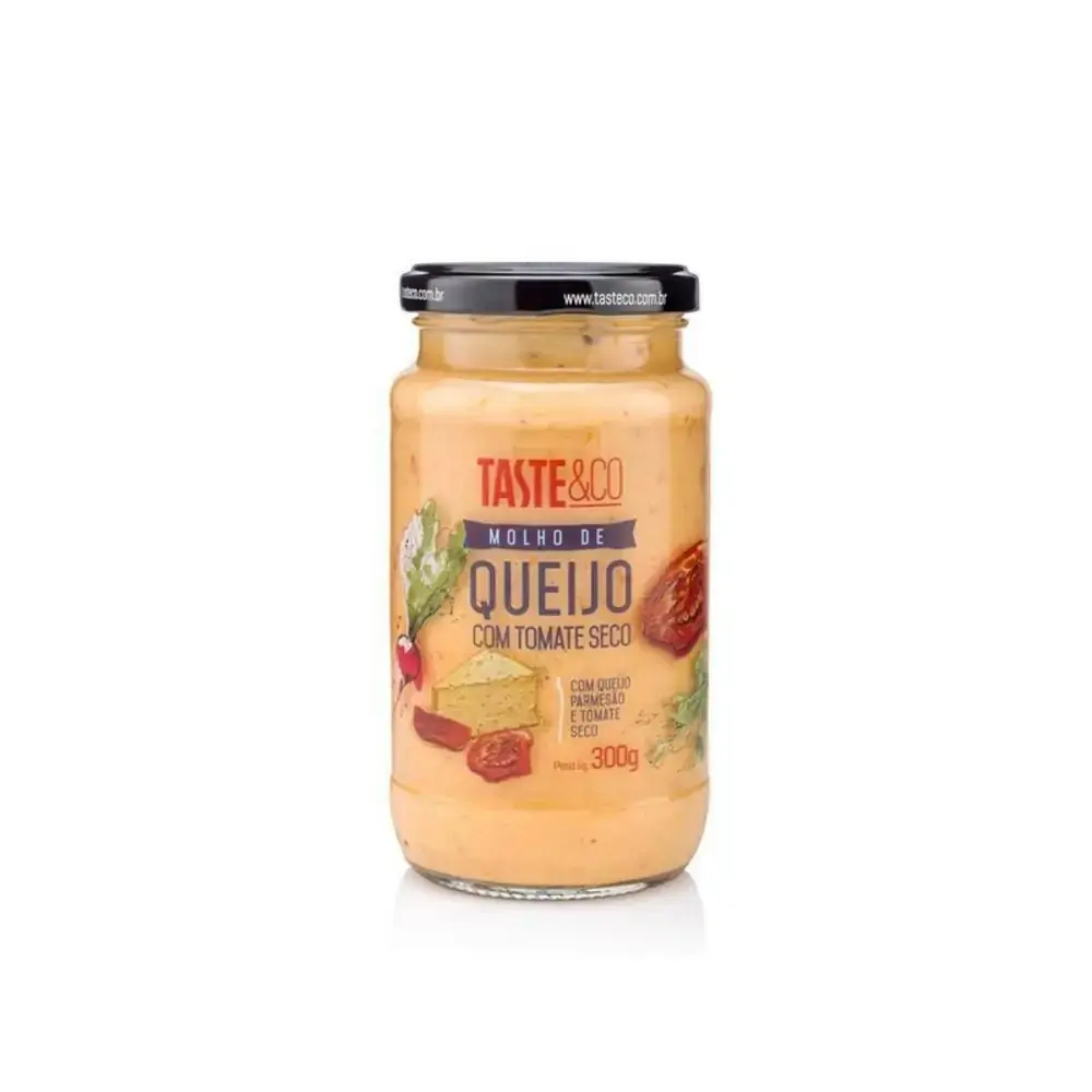 Molho Taste Co 300g Queijo/tomate Seco
