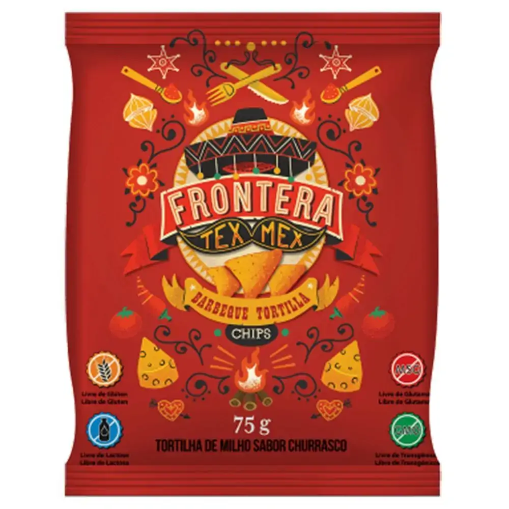 Tortilha Chips Barbeque 75g Latinex
