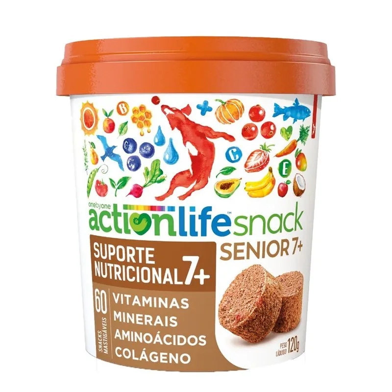 Snack Spin Life Sênior 7 Para Cães Spin Pet 120g