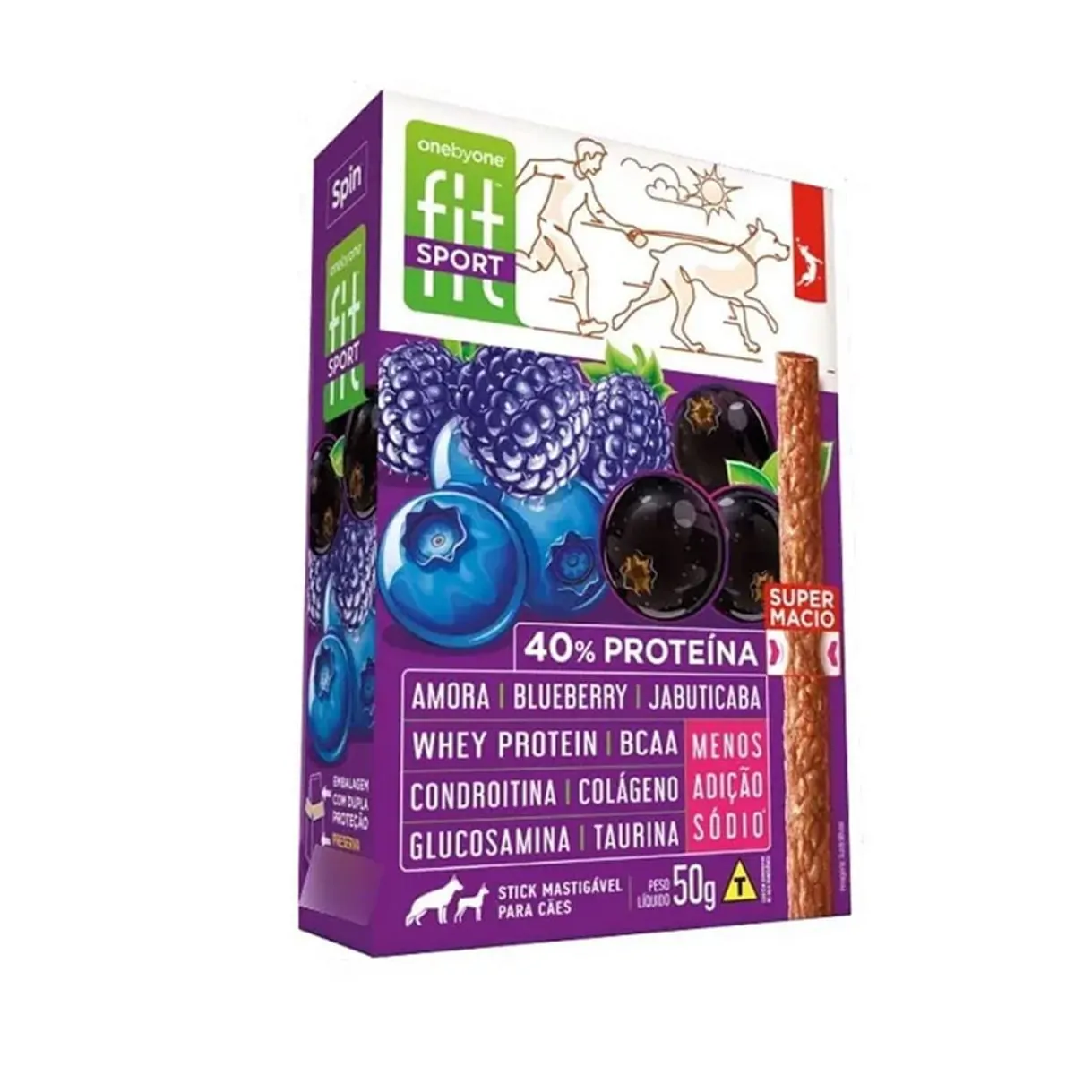 Stick Spin Pet 50 G Amora Blueberry Jabuticaba