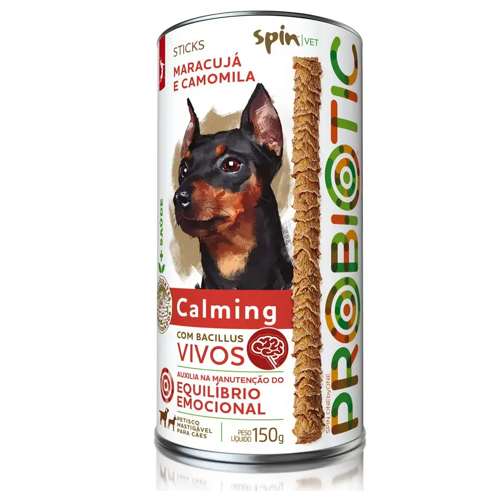 Stick Probiotic Spinpet Para Cães Calming 150g