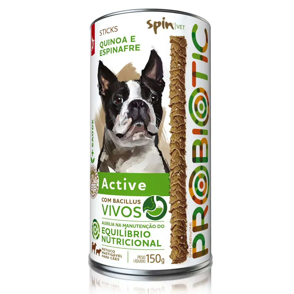 Stick Probiotic Spinpet Para Cães Active 150g