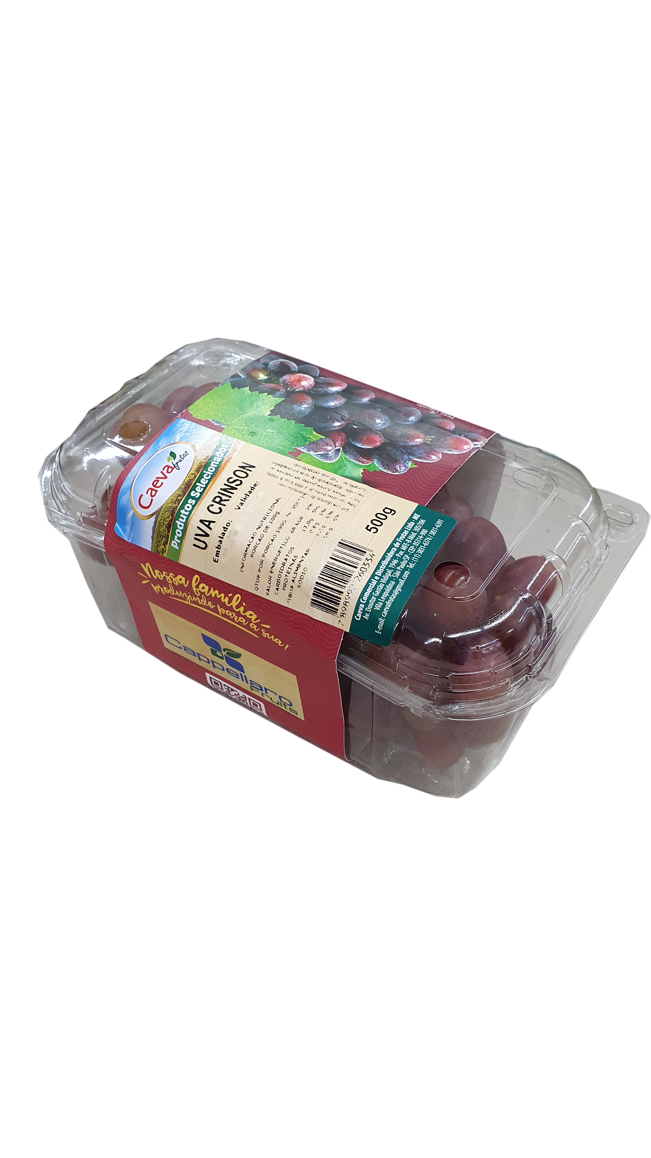 Uva Vitoria Crimson Primma Frutta 500g