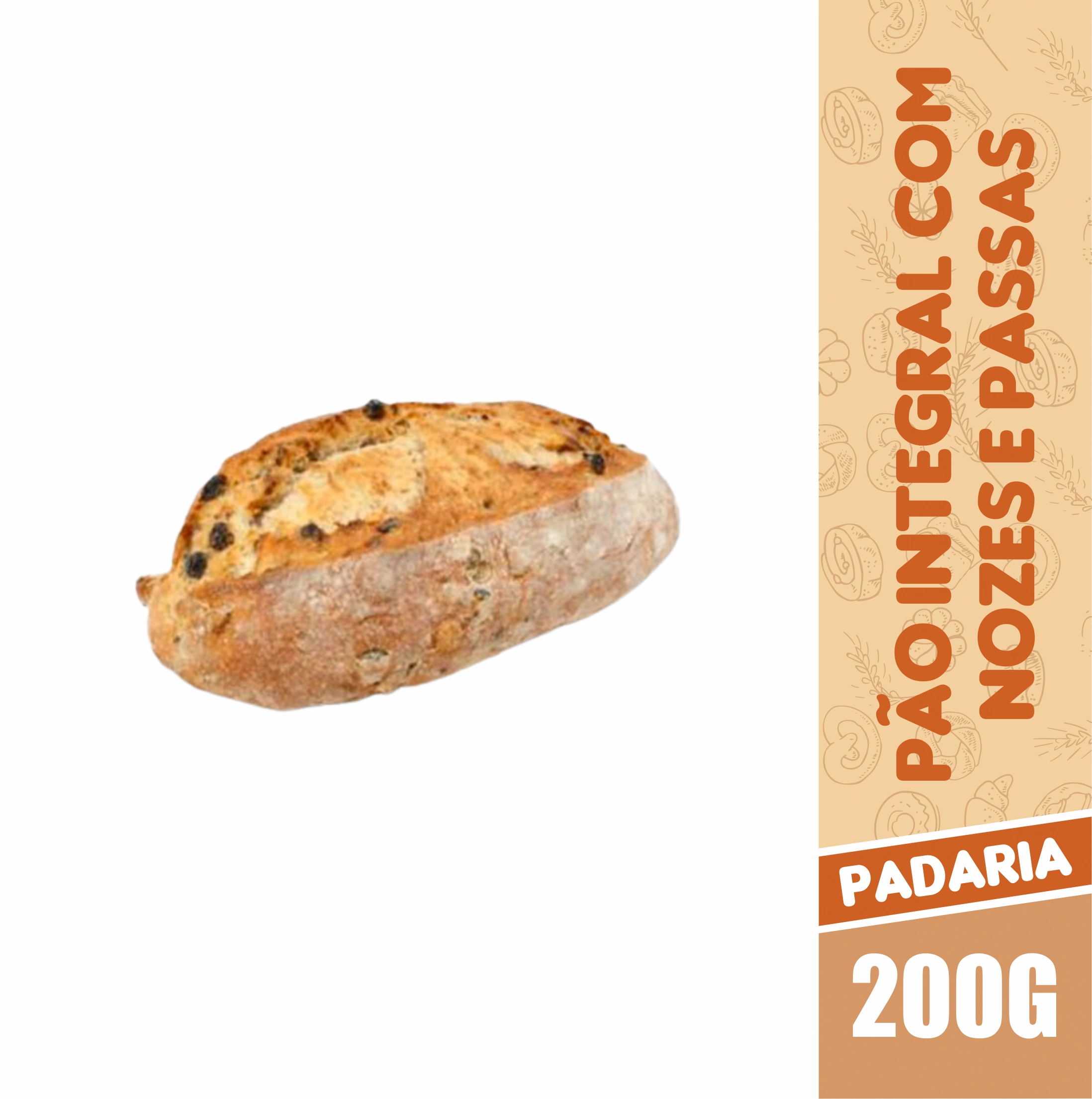 Pad.pao Integral Nozes E Passas Un