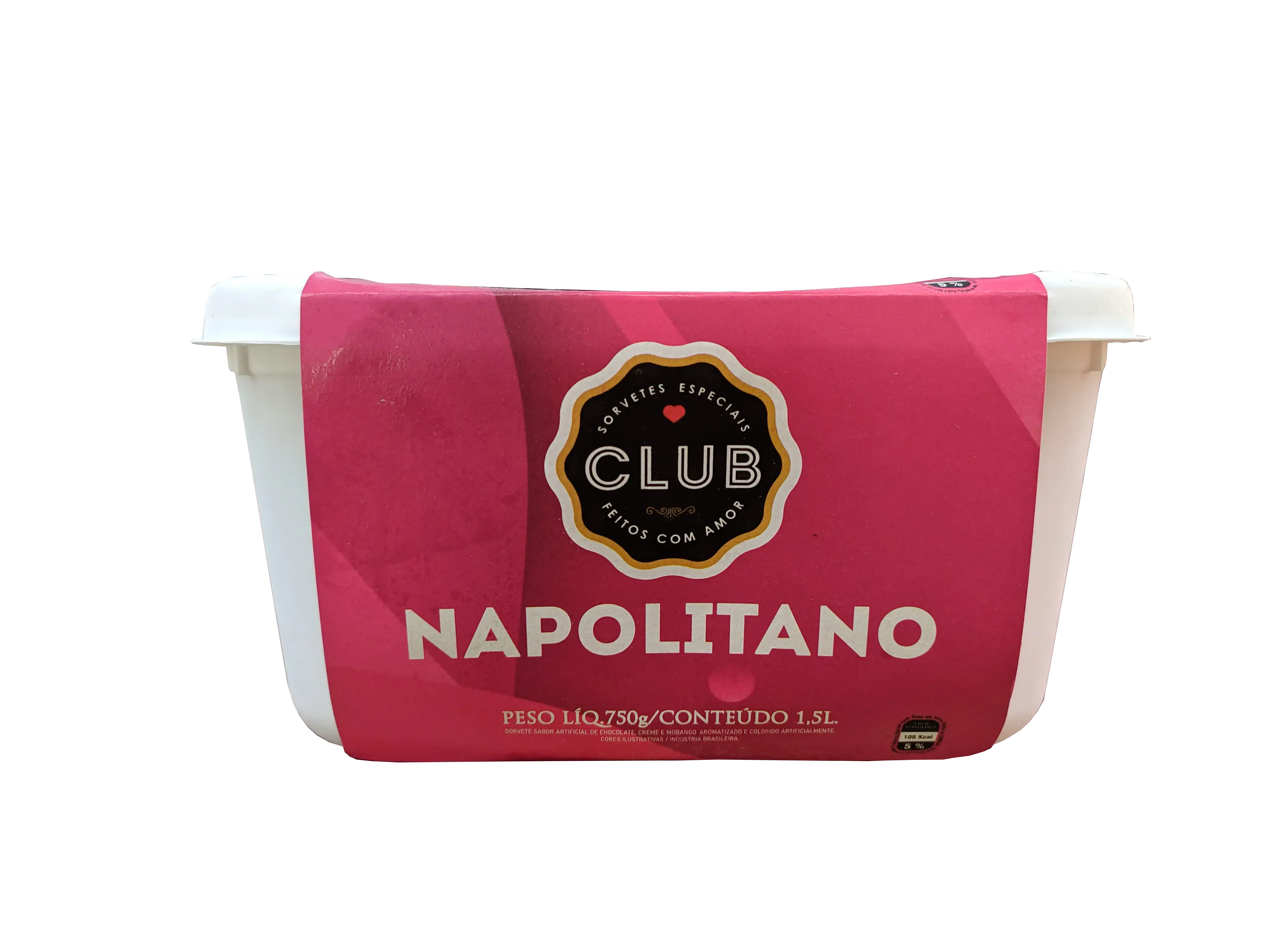 Sorvete Mex Club 15l Napolitano